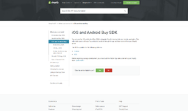 Mobile Buy SDK Payment App