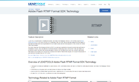 Adobe Flash RTMP Format SDK Technology Frameworks App