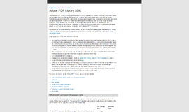 Adobe PDF SDK PDF App