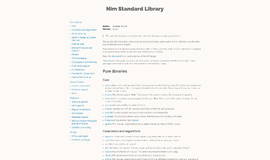 Nim standard library Math Libraries App