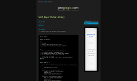 Sort Algorithms Library Searching Sorting And Data Structures App