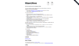 libarchive Compress App