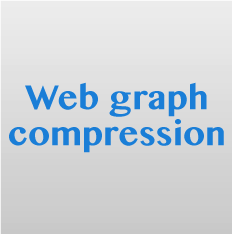 Web graph compression