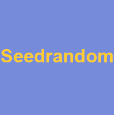 Seedrandom Random Numbers App