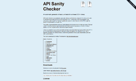 Api-sanity-checker Testing Frameworks App