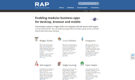 Eclipse RAP Web Frameworks App