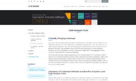 CAST Code Analysis Code Review Tools App
