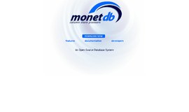 MonetDB Wide Column Store App