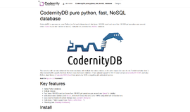 CodernityDB NoSQL DB App