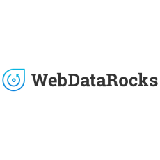 WebDataRocks Free Web Reporting Tool