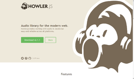 howler.js Audio Libraries App